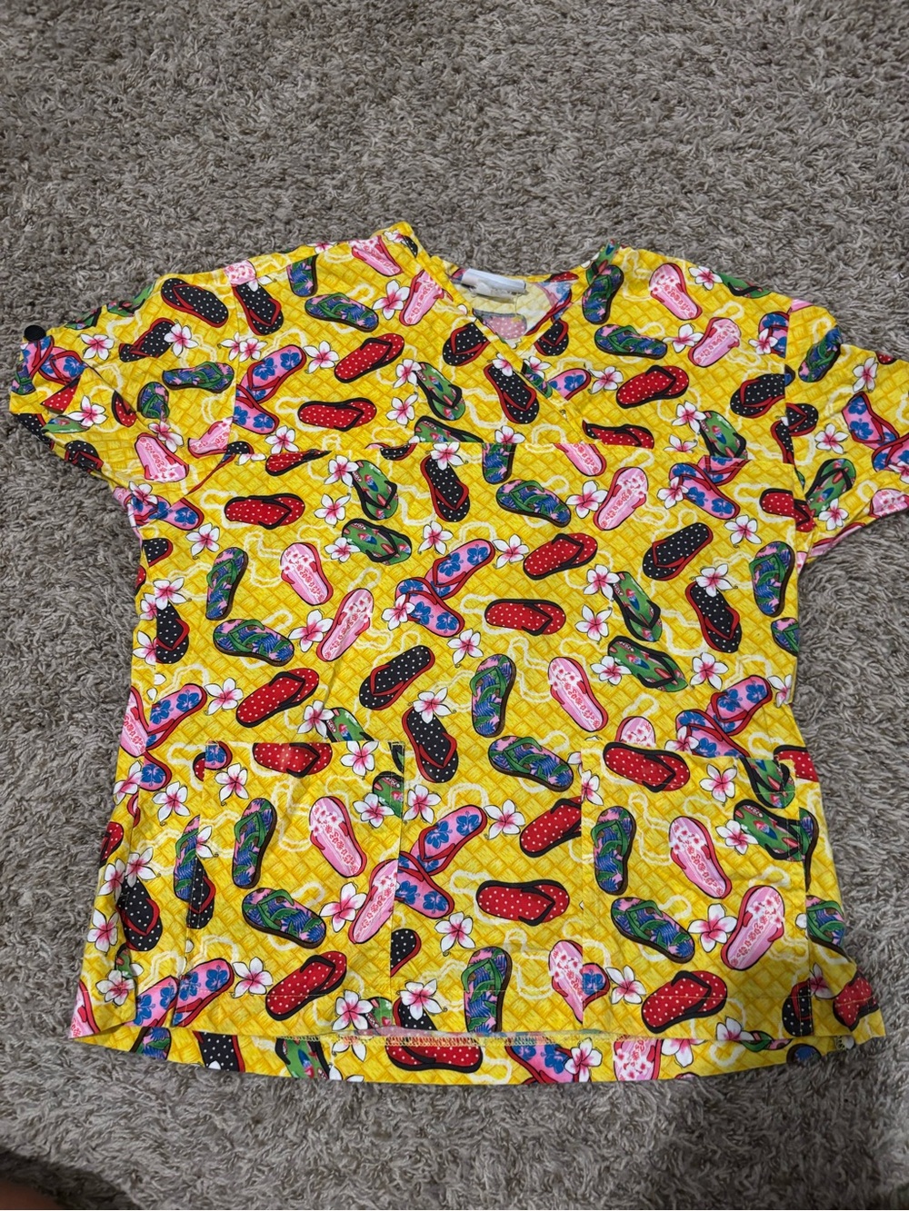 Hawaiian Scrub Top